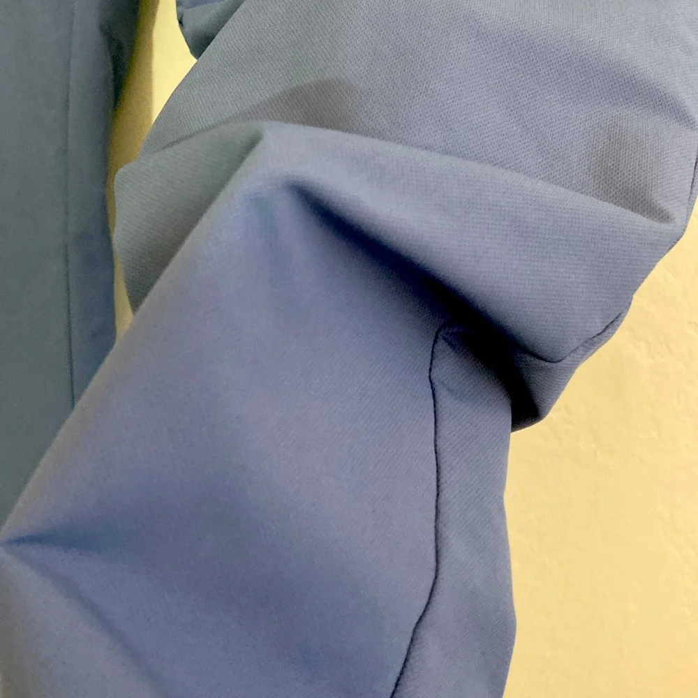 *Banana Republic Flat Front Slim Performance Pant 36 blue